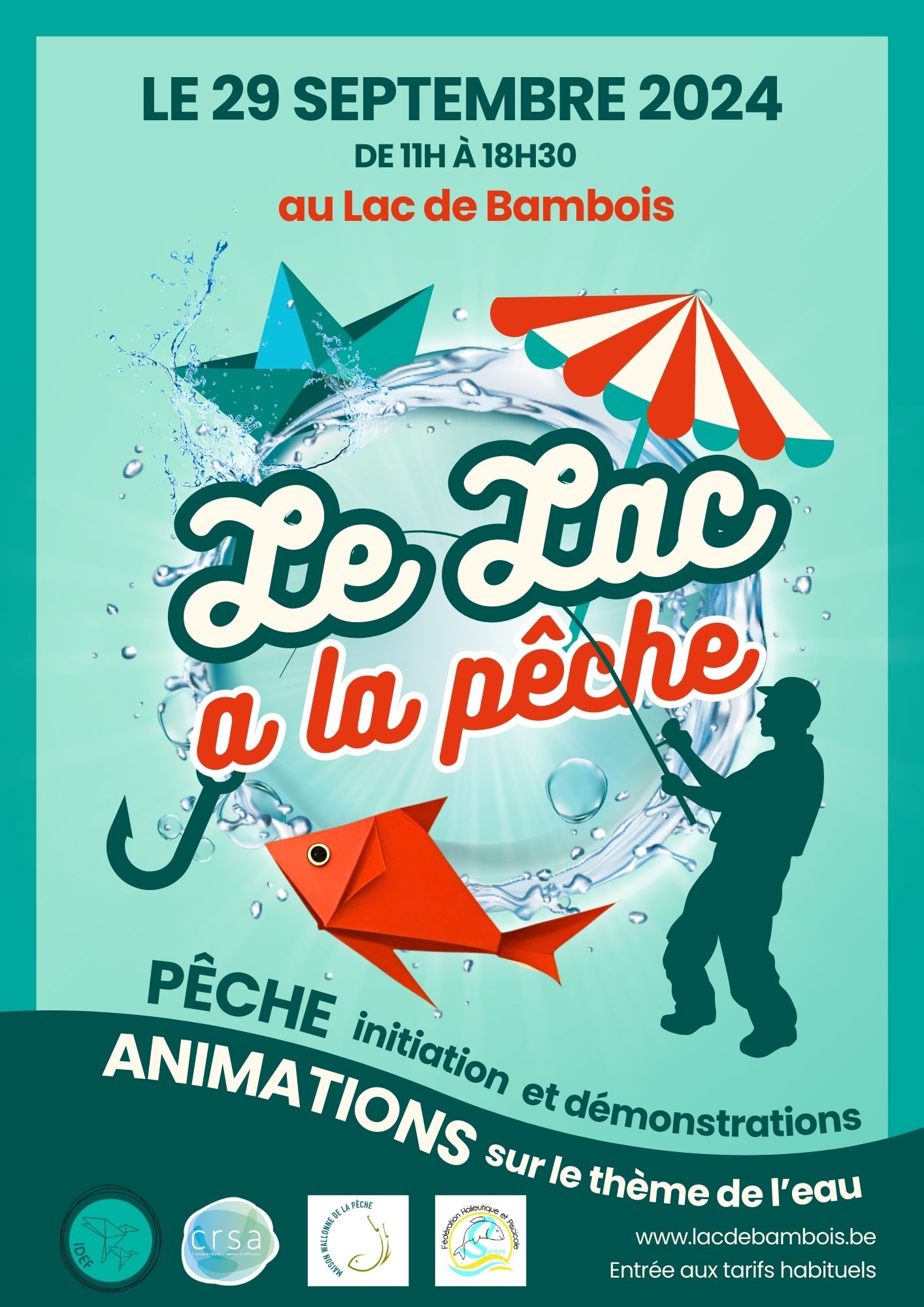 le lac a la pêche.